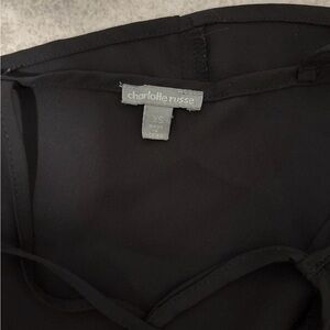 Charlotte Russe Elegant Black Blouse